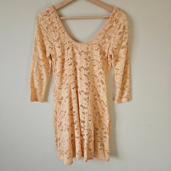 Free People lace mini dress Small - Picture 1 of 8